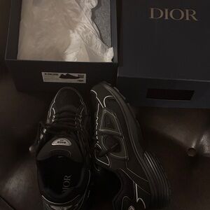 Dior Men's Black and Gray Sneakers Accepting All Offers!